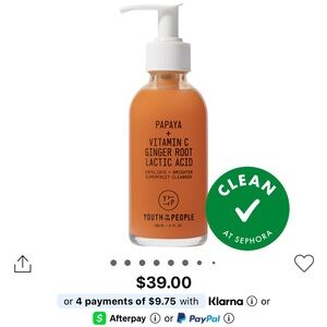 Youth To The People Superfruit Gentle Exfoliating Cleanser with Vit C + Papaya